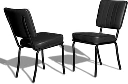 Bel Air Retro Eetkamerstoel CO-25 Full Black