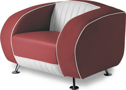 Bel Air Retro Fauteuil SF-01CB Ruby
