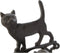 Bel DKD Home Decor Hond Kat Bruin Touw Gietijzer (14 x 15 x 24 cm) (2 Stuks)