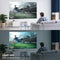 Belesy® Beamer Projector M17 Wit - 4K Support Full HD - 10.000:1 Contrast - 7.200 Lumen - Projectie 45 tot 300 inch - Beamers - Incl. Wifi - Cadeau - WK 2022 - Moederdag