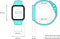 Belesy® HUNDRED - Smartwatch Dames - Smartwatch Heren - Horloge - 1.3 inch - Kleurenscherm - Full Touch - Stappenteller - Multi Sport - 100+ Watchfaces - Maak uw eigen wijzerplaat - Zilver - Siliconen - Turqoise