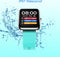 Belesy® HUNDRED - Smartwatch Dames - Smartwatch Heren - Horloge - 1.3 inch - Kleurenscherm - Full Touch - Stappenteller - Multi Sport - 100+ Watchfaces - Maak uw eigen wijzerplaat - Zilver - Siliconen - Turqoise
