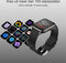Belesy® HUNDRED - Smartwatch - Heren & Dames - Horloge - 1.3 inch - Kleurenscherm - Full Touch - Stappenteller - Multi Sport - 100+ Watchfaces - Maak uw eigen wijzerplaat - Siliconen - Watch geschikt voor Android en iOS - Moederdag