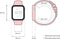 Belesy® HUNDRED - Zilver - Roze - Smartwatch Dames - Horloge - 1.3 inch - Kleurenscherm - Full Touch - Stappenteller - Multi Sport - 100+ Watchfaces - Maak uw eigen wijzerplaat - Siliconen - Watch geschikt voor Android en iOS - Moederdag