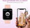 Belesy® HUNDRED - Zilver - Roze - Smartwatch Dames - Horloge - 1.3 inch - Kleurenscherm - Full Touch - Stappenteller - Multi Sport - 100+ Watchfaces - Maak uw eigen wijzerplaat - Siliconen - Watch geschikt voor Android en iOS - Moederdag