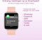 Belesy® HUNDRED - Zilver - Roze - Smartwatch Dames - Horloge - 1.3 inch - Kleurenscherm - Full Touch - Stappenteller - Multi Sport - 100+ Watchfaces - Maak uw eigen wijzerplaat - Siliconen - Watch geschikt voor Android en iOS - Moederdag