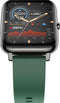 Belesy® HUNDRED - Zwart-Groen - Smartwatch Heren - Horloge - 1.3 inch - Kleurenscherm - Full Touch - Stappenteller - Multi Sport - 100+ Watchfaces - Maak uw eigen wijzerplaat - Siliconen - Watch geschikt voor Android en iOS - Moederdag