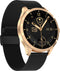 Belesy® Q9 2022 - Smartwatch Dames – Smartwatch Heren - Horloge - 1.28 inch - Kleurenscherm - Stappenteller - Bloeddruk - Hartslag - 75+ Wijzerplaten – Sporten – Staal – Goud - Zwart - Moederdag