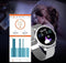Belesy® Q9 2022 - Smartwatch Dames – Smartwatch Heren - Horloge - 1.28 inch - Kleurenscherm - Stappenteller - Bloeddruk - Hartslag - 75+ Wijzerplaten – Sporten – Staal – Goud - Zwart - Moederdag