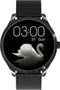 Belesy® Q9 Pro - Smartwatch Dames – Smartwatch Heren - Horloge - 1.28 inch - Kleurenscherm - Stappenteller - Bloeddruk - Hartslag - 75+ Wijzerplaten – Sporten – Staal - Zwart - Kerstcadeau