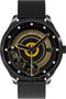 Belesy® Q9 Pro - Smartwatch Dames – Smartwatch Heren - Horloge - 1.28 inch - Kleurenscherm - Stappenteller - Bloeddruk - Hartslag - 75+ Wijzerplaten – Sporten – Staal - Zwart - Kerstcadeau