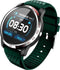 Belesy® Tachy - Smartwatch Heren - Smartwatch Dames - Horloge - Stappenteller - Hart ECG - 1.3 inch - Kleurenscherm - Zilver - Groen - Siliconen - Moederdag