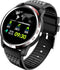 Belesy® Tachy - Smartwatch Heren - Smartwatch Dames - Horloge - Stappenteller - Hart ECG - 1.3 inch - Kleurenscherm - Zilver - Zwart - Siliconen - Moederdag