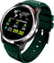 Belesy® Tachy - Smartwatch Heren - Smartwatch Dames - Horloge - Stappenteller - Hart ECG - 1.3 inch - Kleurenscherm - Zilver - Groen - Siliconen - Moederdag