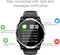 Belesy® Tachy - Smartwatch Heren - Smartwatch Dames - Horloge - Stappenteller - Hart ECG - 1.3 inch - Kleurenscherm - Donker Bruin - Leer - Moederdag