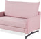 BELFAST - Slaapbank - Roze - Polyester