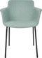 BELFIELD - Eetkamerstoel set van 2 - Mintgroen - Stof