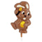 Belfine - Chocolade belfine lolly konijn pablo 24 stuks