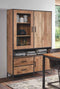 Belfurn - Madurai vitrinekast in mangohout en metaal
