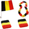België Fanset 4-delig Zwart/geel/rood