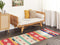 Beliani MARGARA - Vloerkleed - Meerkleurig - 80 x 300 cm - Katoen