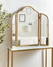 Beliani SAVILLY - Wandspiegel - Goud - 87 x77 cm - Metaal