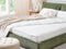 Beliani RUEN - Matrastopper - Wit - 160 x 200 cm - Microvezel
