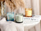Beliani SHEER JOY - Geurkaars set - Oceaan/Witte Thee/Zomerweide - Soja wax