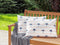 Beliani MOLTEDO - Tuinkussen set van 2 - Wit - 40 x 60 cm - Polyester