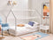 Beliani TOSSE - Kinderbed - Wit - 90 x 200 cm - Hout