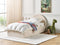 Beliani ANET - Bed met opbergruimte - Beige - 90 x 200 cm - Fluweel