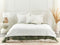 Beliani RHEA - Verzwaringsdeken hoes - Wit - 120 x 180 cm - Polyester