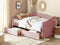 Beliani VITTEL - Bed met opberger - Roze - Polyester