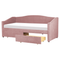 Beliani VITTEL - Bed met opberger - Roze - Polyester