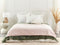 Beliani RHEA - Verzwaringsdeken hoes - Roze - 120 x 180 cm - Polyester