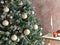 Beliani IVOIRE - Kerstballen set van 6 - Zilver - Glas