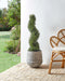 Beliani SPIRAL TREE - Kunstplant - Groen - 98 cm - Synthetisch
