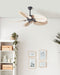 Beliani MAMMOTH - Ventilator - Naturel - IJzer