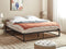 Beliani VIRY - Tweepersoonsbed - Zwart - 160 x 200 cm - Metaal