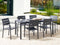 Beliani VERNIO - Tuintafel - Zwart - 90 x 180 cm - Aluminium