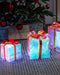 Beliani CAPELLA - LED kerstdecoratie set van 3 - Meerkleurig - Synthetisch