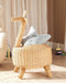 Beliani HAINAN - Mand - Lichthout - Rotan