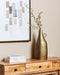 Beliani SAMBHAR - Decoratieve vaas - Brons - Aluminium