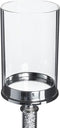 Beliani ABBEVILLE - Kandelaar - Zilver - Glas