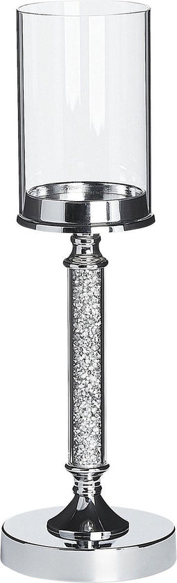 Beliani ABBEVILLE - Kandelaar - Zilver - Metaal