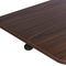 Beliani ACADEMIA - Verstelbare laptoptafel - Donkerhout - 65 x 48 cm - Staal