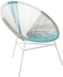 Beliani ACAPULCO - Tuinstoel - Multicolor - PE rotan