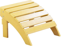 Beliani ADIRONDACK - Tuinstoel - Geel - Kunsthout