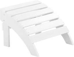 Beliani ADIRONDACK - Tuinstoel - Wit - Kunsthout