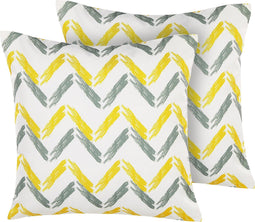 Beliani AFFILE - Tuinkussen set van 2 - Multicolor - Kunststof